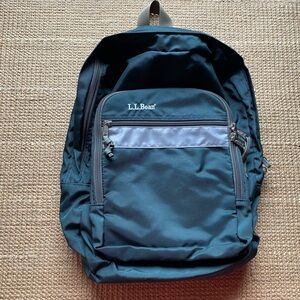 LLBean Forest Green Backpack